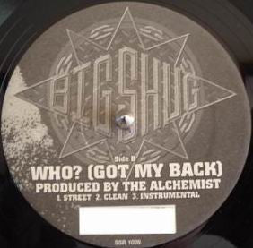 Big Shug : Tha Way It Iz / Who? (Got My Back) (12")