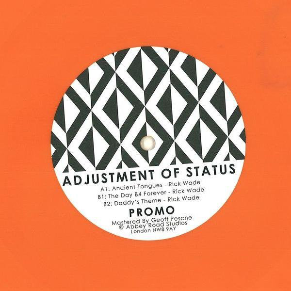 Rick Wade : Adjustment Of Status (12", Ltd, Promo, Ora)