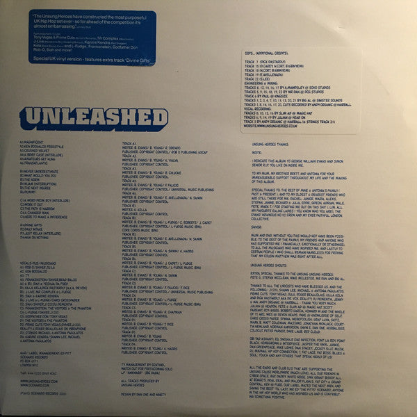 Unsung Heroes : Unleashed (2xLP, Album)
