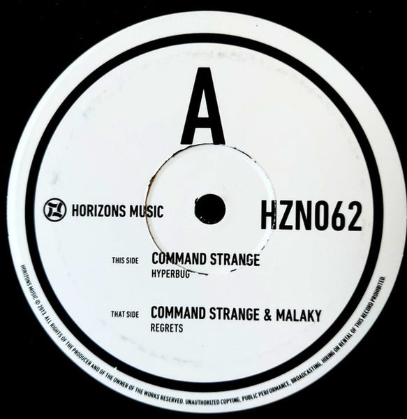 Command Strange : Hyperbug / Regrets  (12")