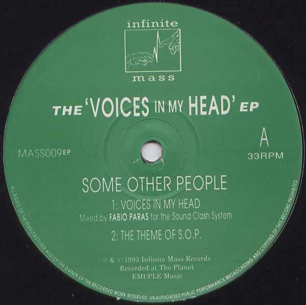 Some Other People : The 'Voices In My Head' EP (12", EP)