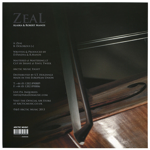 Alaska (2) & Robert Manos : Zeal (12")