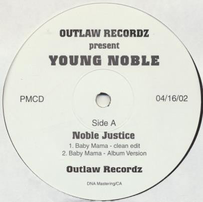 Young Noble : Baby Mama / Respect Ours (12", Single)