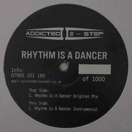 Addicted 2-Step : Rhythm Is A Dancer (12")