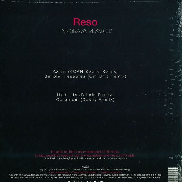 Reso (2) : Tangram Remixed (12", EP)