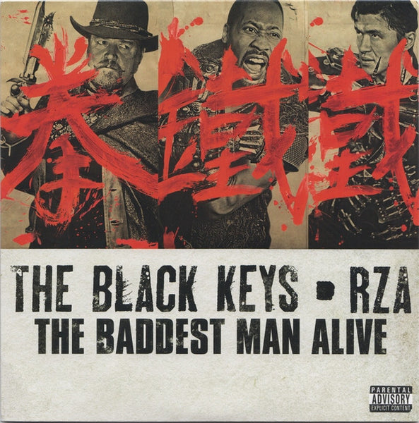 The Black Keys, RZA : The Baddest Man Alive (7", Single)