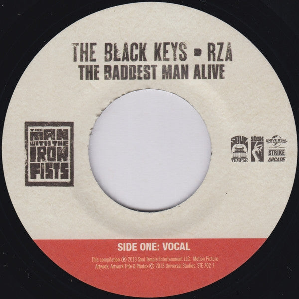 The Black Keys, RZA : The Baddest Man Alive (7", Single)