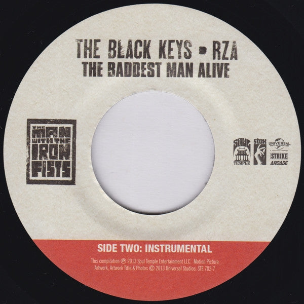 The Black Keys, RZA : The Baddest Man Alive (7", Single)