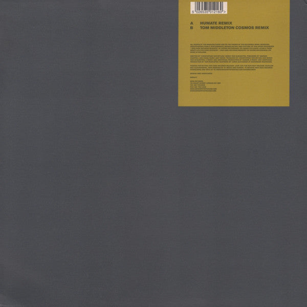 Schiller : Ruhe (12")