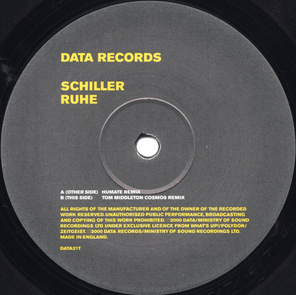 Schiller : Ruhe (12")