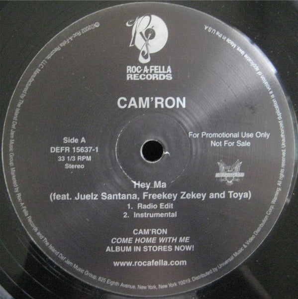 Cam'ron : Hey Ma / Boy Boy (12", Promo)