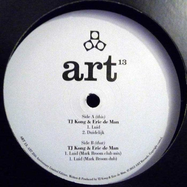 TJ Kong & Eric De Man : Luid (12")