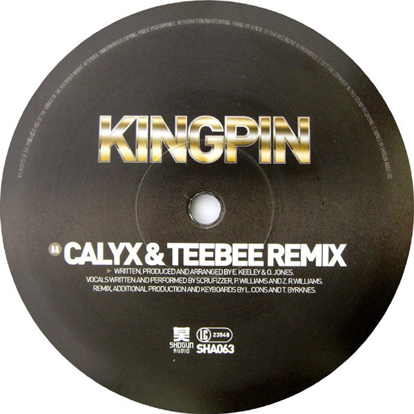 DJ Friction & Skream : Kingpin (12")