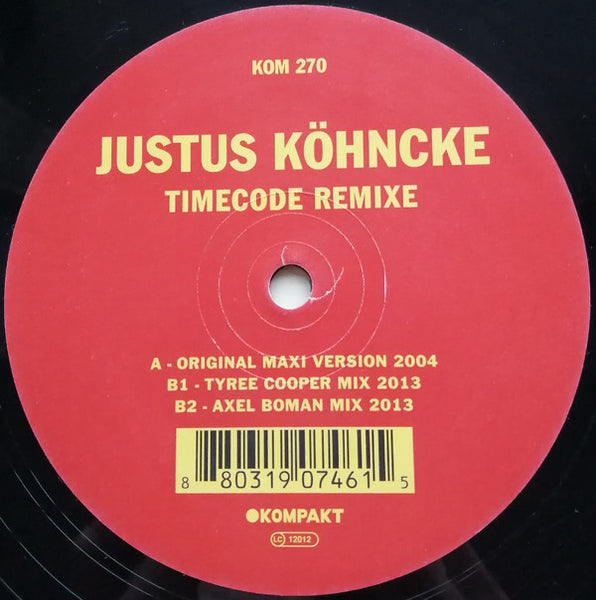 Justus Köhncke : Timecode (12")