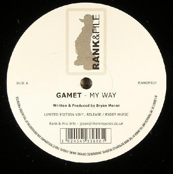 Gamet : My Way / @ The Controls (12")