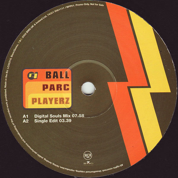 Ball Parc Playerz : Of R Timez (12", Promo)