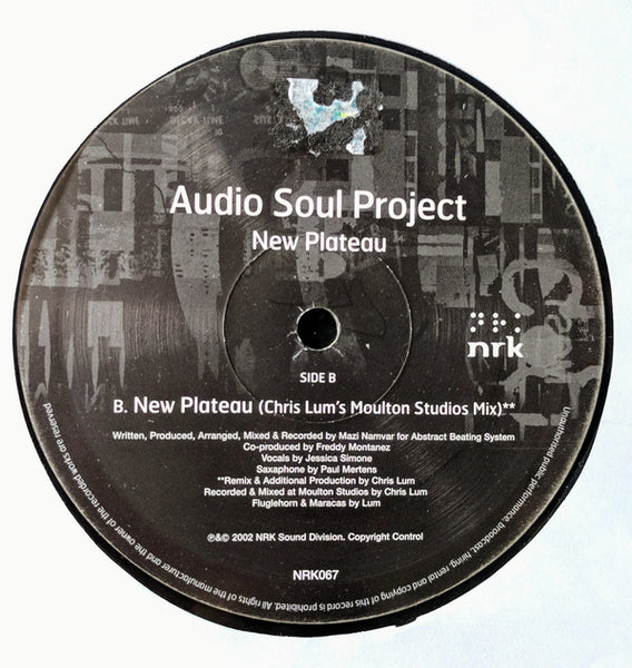 Audio Soul Project : New Plateau (2x12", EP)