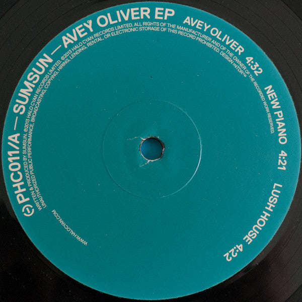 Sumsun : Avey Oliver EP (12", EP)