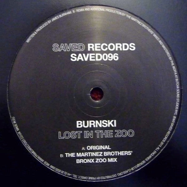 Burnski : Lost In The Zoo (12")