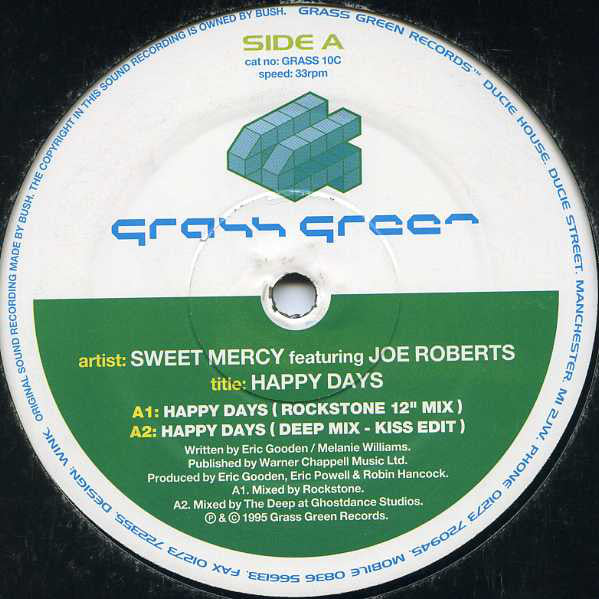 Sweet Mercy Featuring Joe Roberts : Happy Days (12")