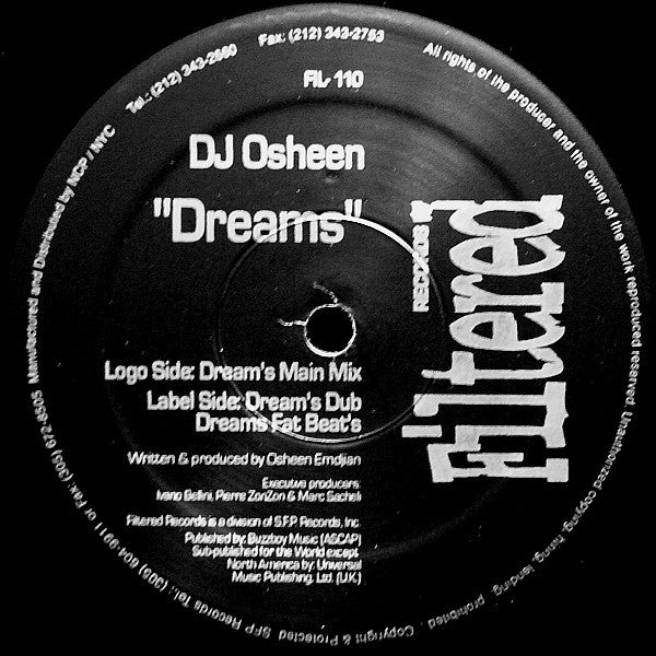 Osheen : Dreams (12")