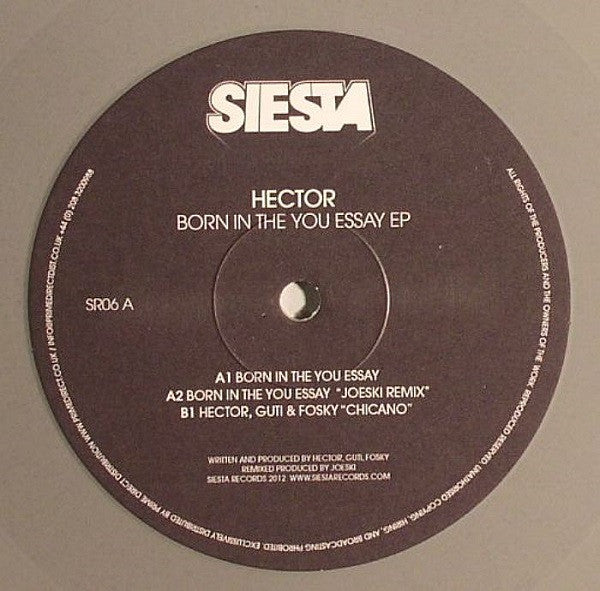 Hector (5) : Born In The You Essay Ep (12")
