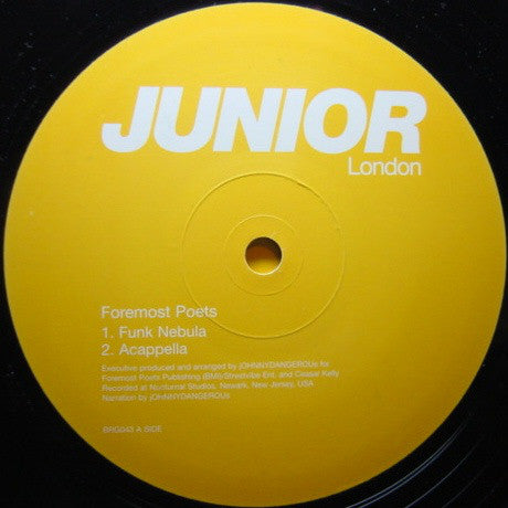 Foremost Poets : Funk Nebula (12")