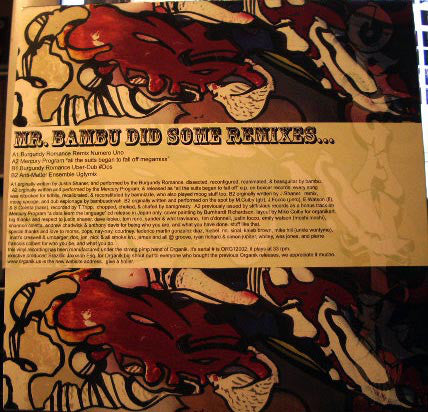 Various : Mr. Bambu Did Some Remixes (12")