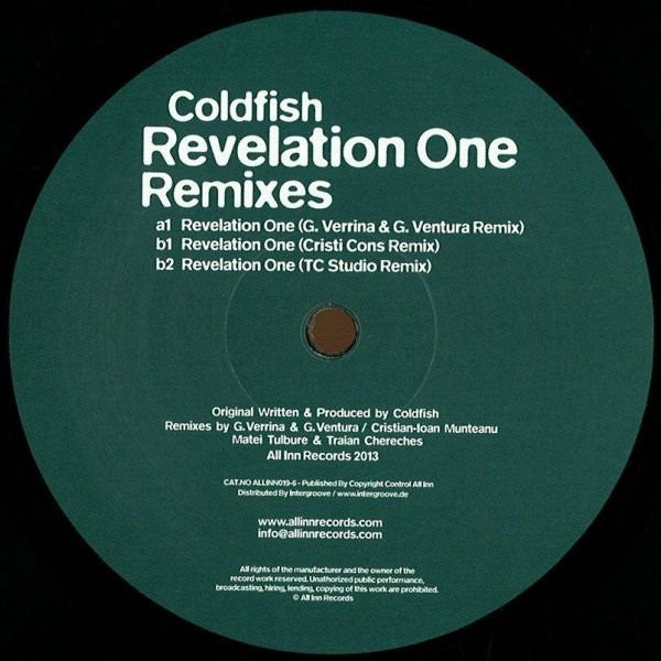 Coldfish : Revelation One Remixes (12")