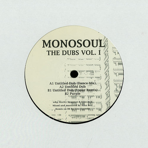 Monosoul : The Dubs Vol. I (12")