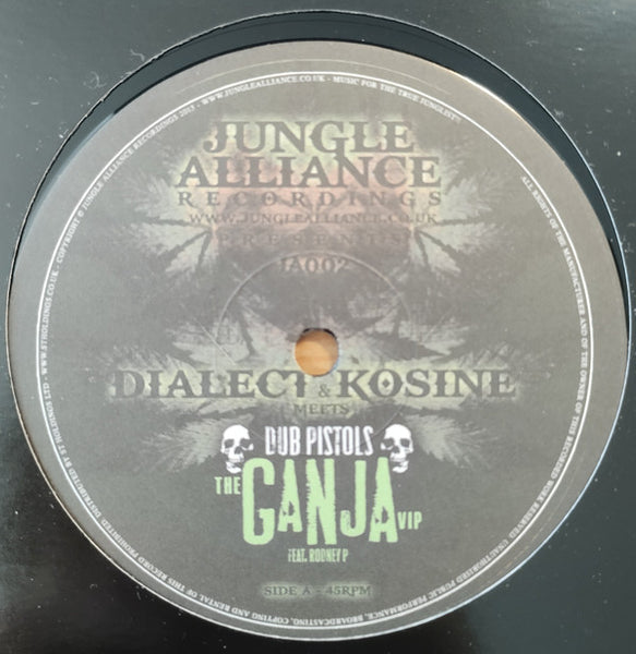 Kosine & Dialect Meets Dub Pistols Feat. Rodney P / X Nation (2) : The Ganja VIP / No Need To Tell Ya (12")