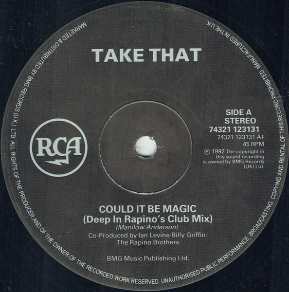 Take That : Could It Be Magic (12", Single, Pos)