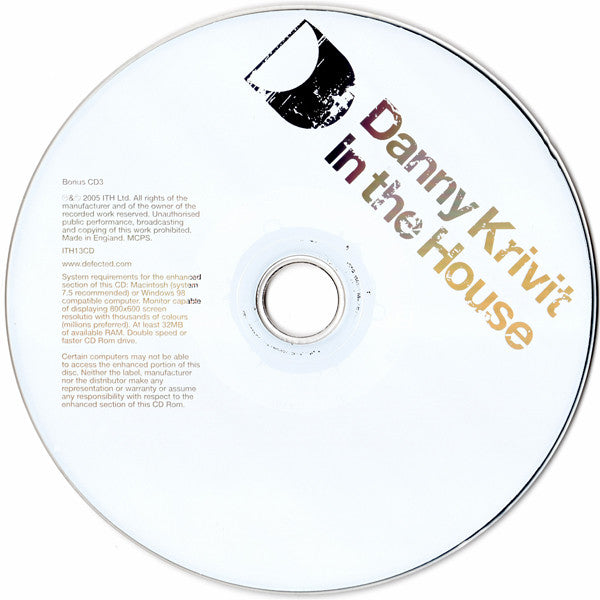 Danny Krivit : In The House (2xCD, Mixed + CD, Comp, Enh)
