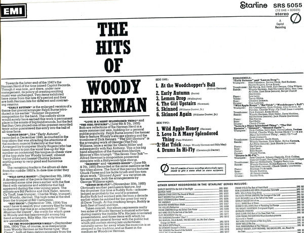 Woody Herman : The Hits Of Woody Herman (LP, Comp, RE)