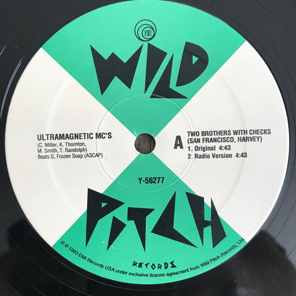 Ultramagnetic MC's : Two Brothers With Checks (San Francisco, Harvey) (12", RE)