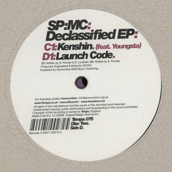 SP:MC : Declassified EP (2x12", EP)