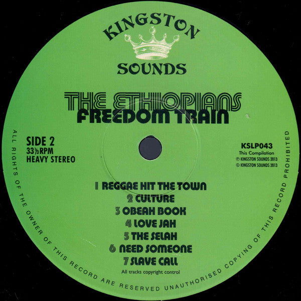 The Ethiopians : Freedom Train (LP, Comp, 180)