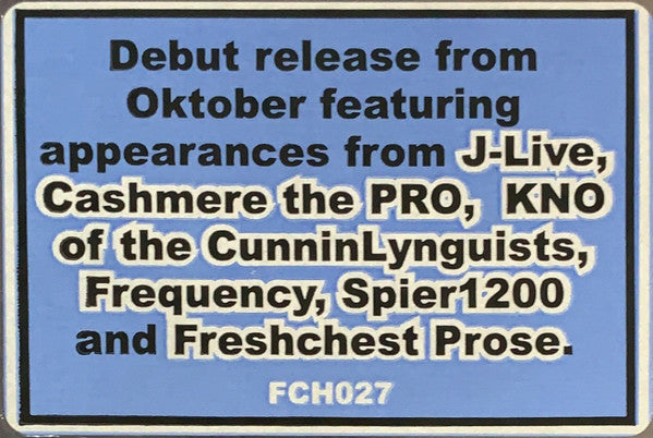 Oktober : Projekt:Building (2xLP, Album)