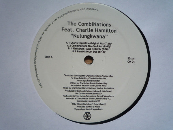 The CombiNations (5) Featuring Charlie Hamilton (3) : Nulungkwana (12")