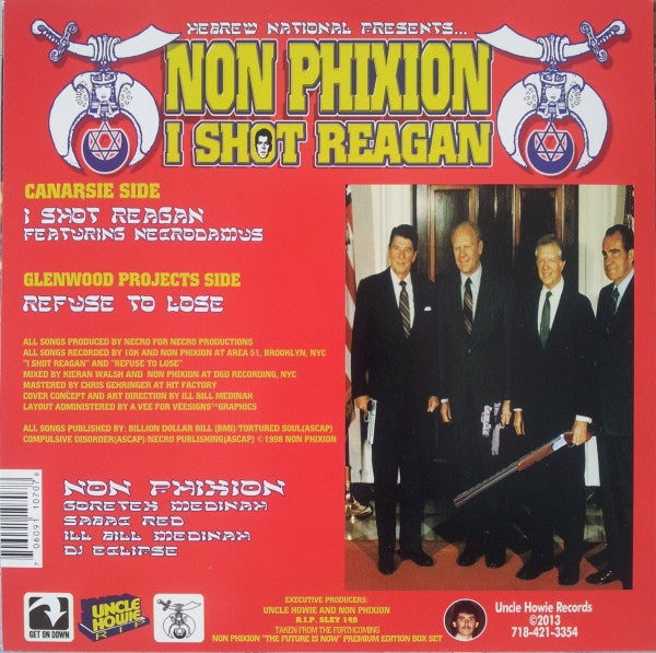 Non Phixion : I Shot Reagan (7", Single, RE)