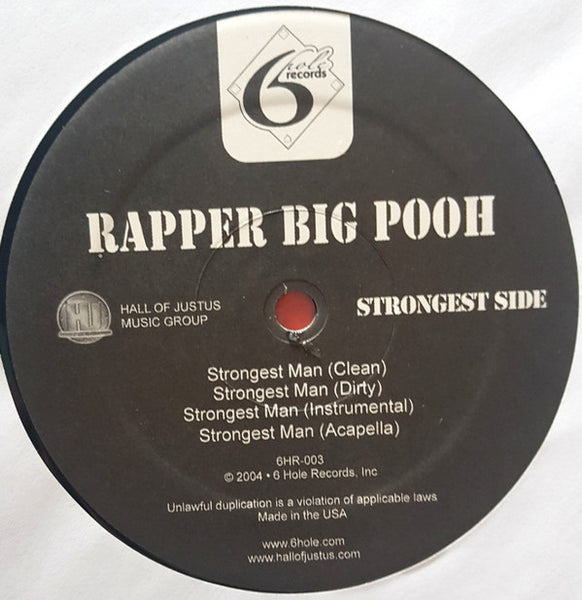 Rapper Big Pooh* : The Strongest Man (12")