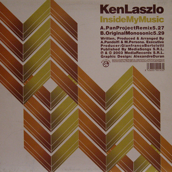 Ken Laszlo : Inside My Music (12")