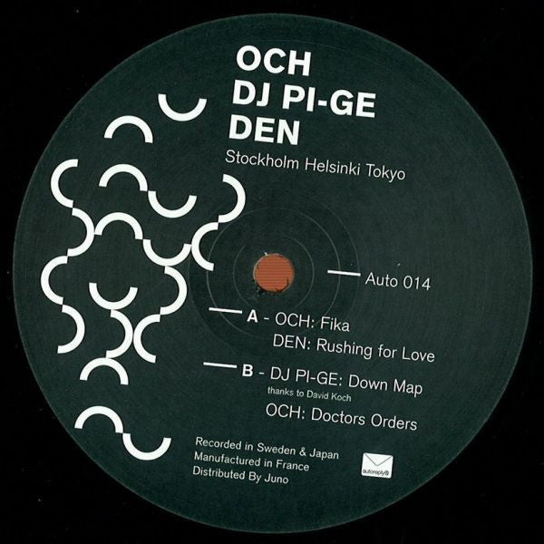 OCH, Den (2), DJ Pi-Ge : Stockholm Helsinki Tokyo (12")