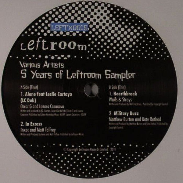 Various : 5 Years Of Leftroom Sampler (12", Smplr)