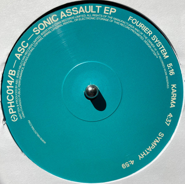 ASC : Sonic Assault EP (12", EP)