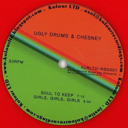 Frank Booker / Ugly Drums & Chesney : Movin On / It's Time / Soul To Keep / Girls, Girls, Girls (12", RSD, Red)
