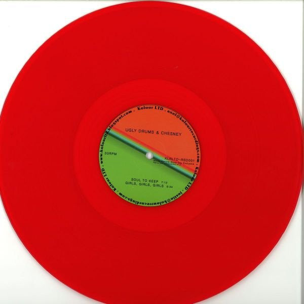 Frank Booker / Ugly Drums & Chesney : Movin On / It's Time / Soul To Keep / Girls, Girls, Girls (12", RSD, Red)