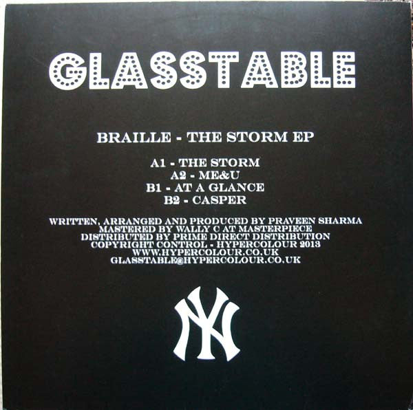 Braille (5) : The Storm EP (12", EP, Pic)