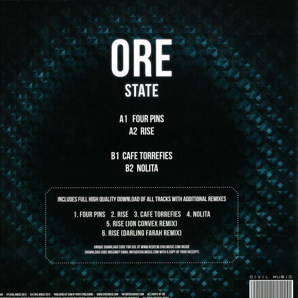 Ore (4) : State (12", EP)