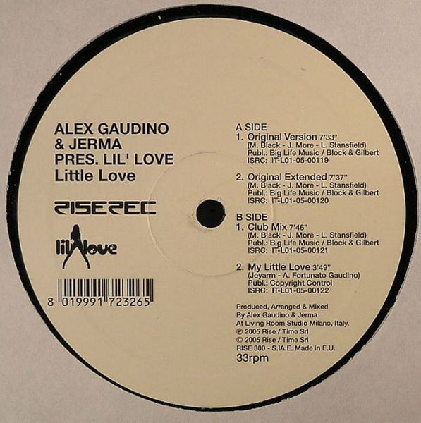 Alex Gaudino & Jerma Pres. Lil' Love : Little Love (12")